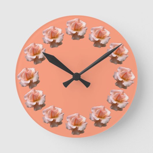 Rose Uhr Wildromantische Uhr Uhr Rose Uhr (Vorderseite)