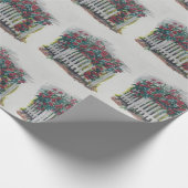 Rose-Umschlagpapier Geschenkpapier (Ecke)