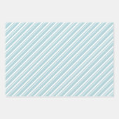 Rose und Aquamariner Candy Strip Urlaub Geschenkpapier Set (Vorderseite 3)