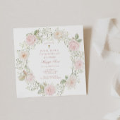 Rose und Babyatemünde Einladung