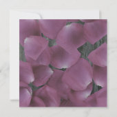 Rose und Barnwood Hochzeitseinladung Einladung (Rückseite)