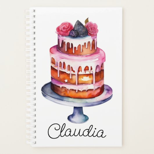 Rose und Berries Cake Planer (Vorderseite)