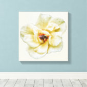 Rose und Biene Leinwanddruck (Insitu (Holzboden))