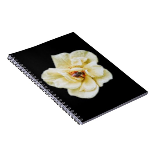 Rose und Biene Notizblock (Rechte Seite)