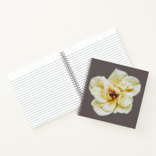 Rose und Biene Notizbuch