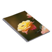 Rose und Biene Tragetasche Notizblock (Rechte Seite)