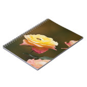 Rose und Biene Tragetasche Notizblock (Linke Seite)