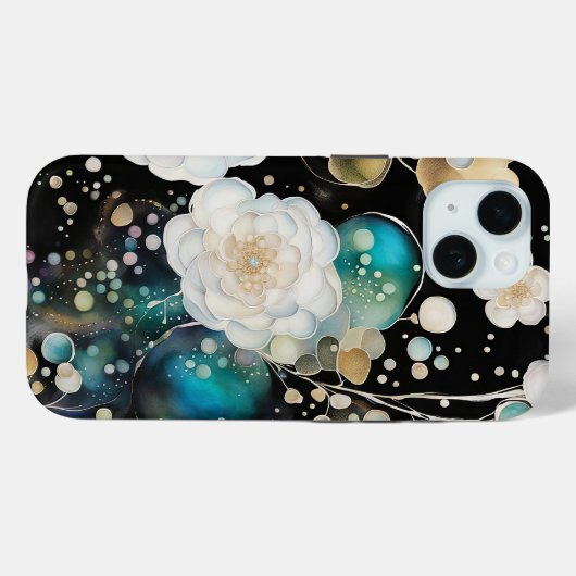 Rose und Blasen Abstrakt Case-Mate iPhone Hülle (Rückseite (Horizontal))