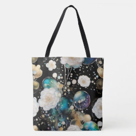 Rose und Blasen Abstrakt Tasche