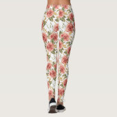 Rose und Blätter Leggings (Rückseite)