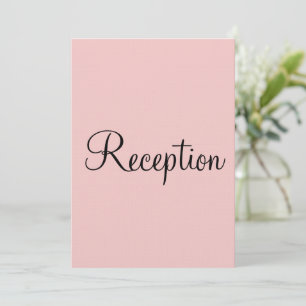Rose und Blaue Pastell-Monogramm-Hochzeitsempfang Einladung