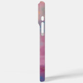 Rose und Blauer Agate Textur Case-Mate iPhone Hülle (Rückseite / Links)