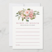 Rose und Blush Gold Baby Duschberatung für Mama Einladung (Vorderseite)