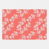 Rose und Border Stripe Assorpping Geschenkpapier Set (Vorderseite 3)