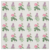 Rose und Botanische Lilac-Printwerbung Stoff (Muster)