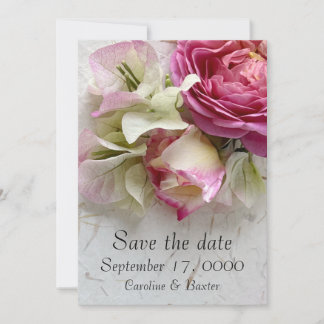 Rose und Bougainvillea Save The Date