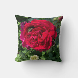 Rose und Bube des Roten Gartens Kissen