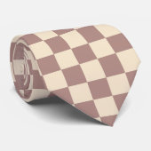 Rose- und Champagnerschachtel Krawatte (Gerollt)