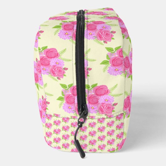Rose und Dahlias Waschbeutel (Rechts)