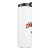 Rose und Efeu Thermosbecher (Nach links gedreht)