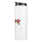 Rose und Efeu Thermosbecher (Nach rechts gedreht)