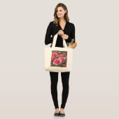 Rose und eine Coole Jean Pocket Tasche (Vorderseite (Model))