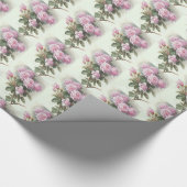 Rose und eine Hummel von Paul de Longpre Geschenkpapier (Ecke)