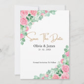 Rose und Eukalyptus Wedding (Vorderseite)