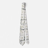 Rose und Eukalyptus Wedding Krawatte (Vorderseite)