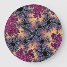 Rose und Fleckchen Große Wanduhr