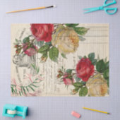 Rose und florale Ephemera Decoupage Seidenpapier (Basteln)