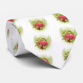 Rose und Flüge Krawatte (Gerollt)