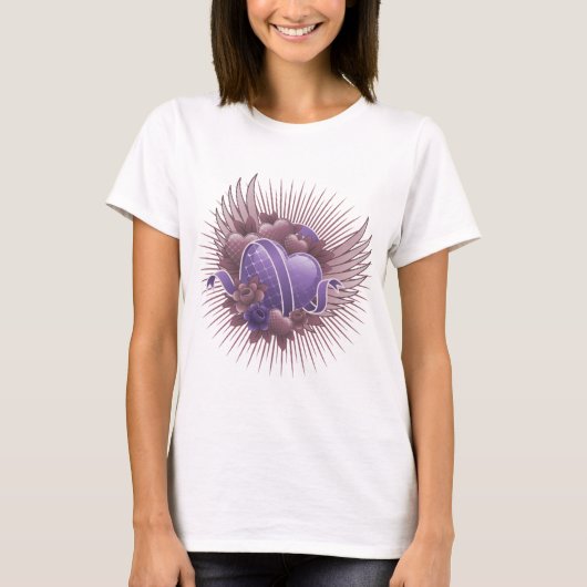 Rose und Flüge T-Shirt (Vorderseite)