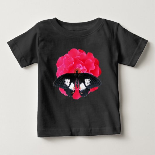 Rose und Frack Baby T-shirt (Vorderseite)