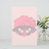 Rose und Frack Briefpapier (Stehend Vorderseite)