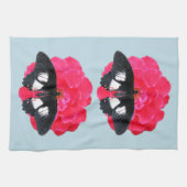 Rose und Frack Handtuch (Horizontal)