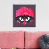 Rose und Frack Leinwanddruck (Insitu (Wohnzimmer))