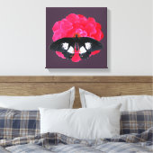 Rose und Frack Leinwanddruck (Insitu (Schlafzimmer))