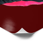 Rose und Frack Poster (Ecke)