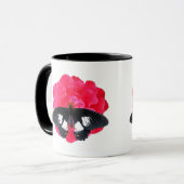 Rose und Frack Tasse (Vorderseite Links)