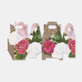 Rose und Gastgeschenk Hochzeiten für Country Chic Geschenkschachtel (Ungefaltet)