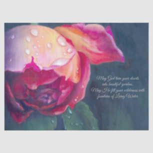 Rose- und Gebetspapier Seidenpapier