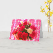 Rose und Gesichtskarte Karte (Gelbe Blume)