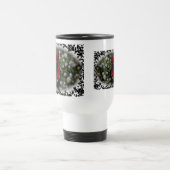 Rose und Gipskraut Reisebecher (Mittel)