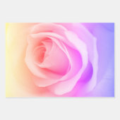 Rose- und Glitzer-Umschlagpapier Geschenkpapier Set (Vorderseite)