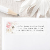 Rose und Gold-Blätter (Insitu)