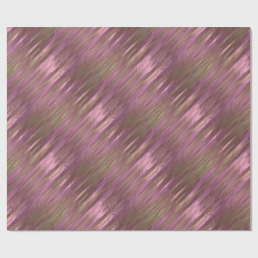 Rose und Gold-Metallic-Effekt 2 Geschenkpapier (Flach)