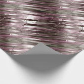Rose und Gold-Metallic-Effekt Geschenkpapier (Ecke)