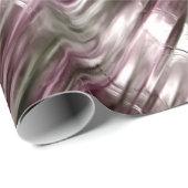 Rose und Gold-Metallic-Effekt Geschenkpapier (Rolleneckpunkt)
