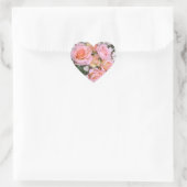 Rose und Herz ~ Heart Sticker (Tasche)